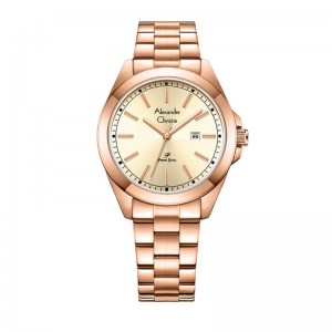 Alexandre Christie AC 1015 Full Rosegold Steel Lady LDBRGLN